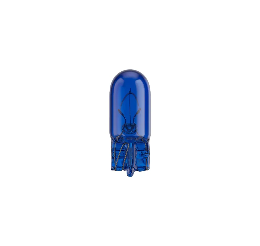 [ABC-501-B] 501 W5W Capless Bulbs Pack of 10 Pcs- 12V 5W W2.1x9.5d (Blue)