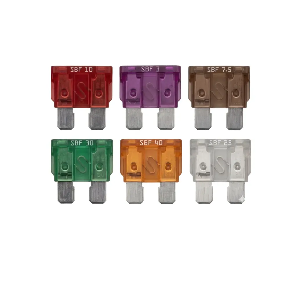 [SBF-3-PUR] SBF Standard Blade Fuses - 12V/24V Automotive & Marine Circuit Protection (3 Amp (Pack of 25))