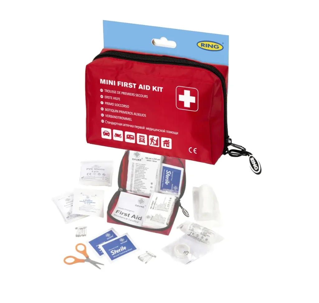 Mini First Aid Kit (Automotive Ring)