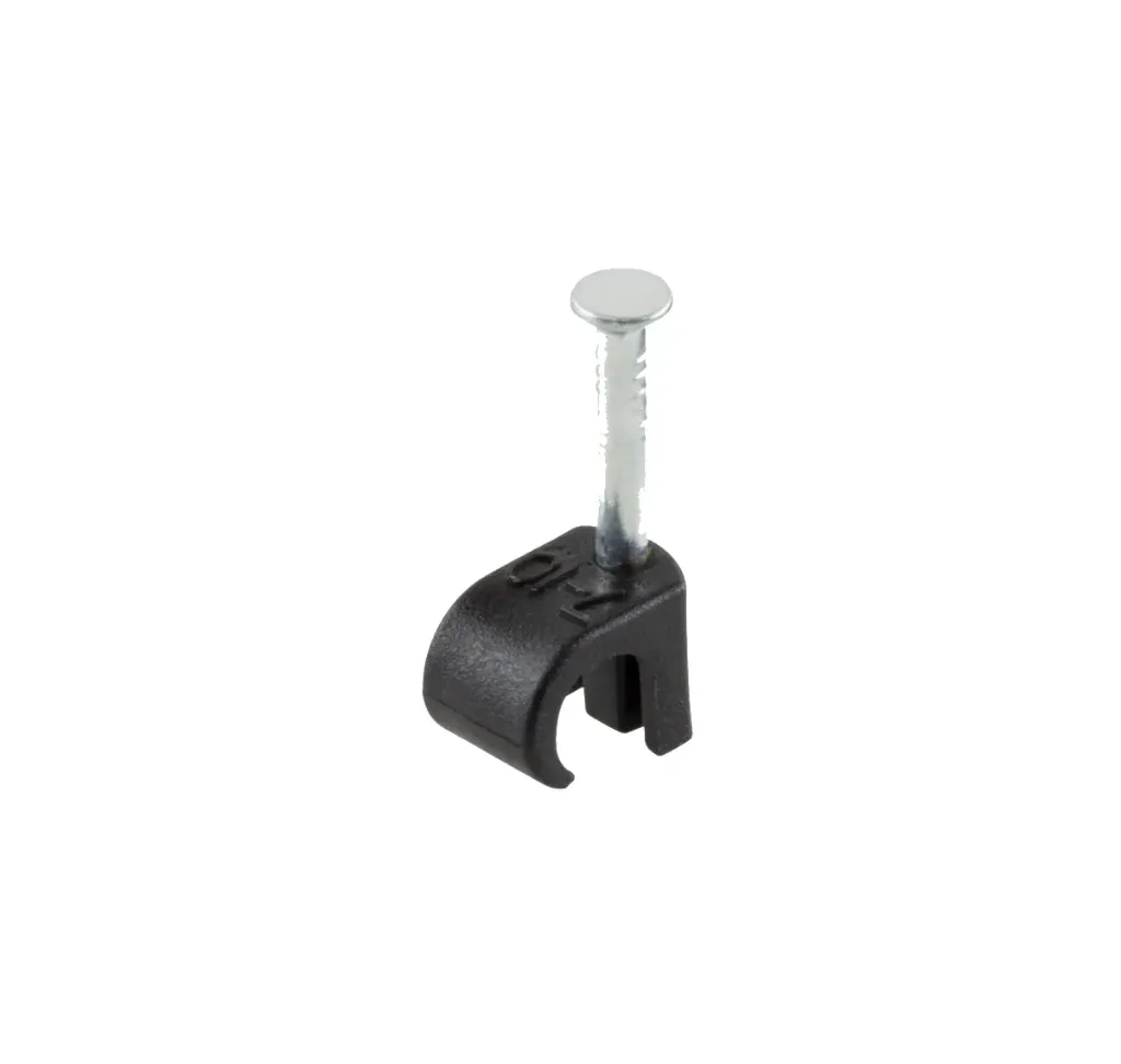 [RCC35B] Round Cable Clips (Black, 3-5mm (100pcs))