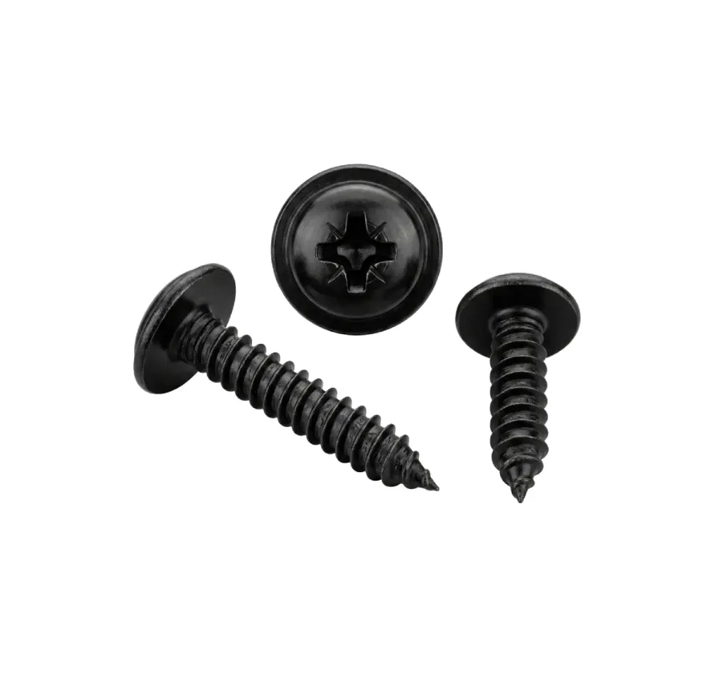[STFB-612-3513] Pozi Flanged Self-Tapping Screws: Black Oxide - Carbon Steel - DIN 7981 (No. 6 x 1/2″ (3.5 x 13mm) (Pack of 100))